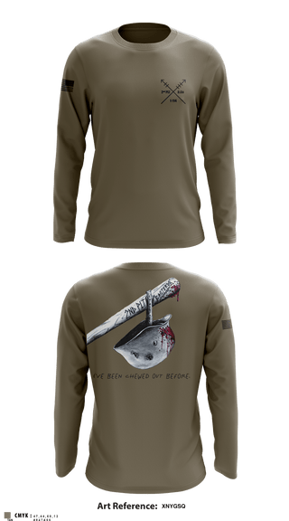 Long Sleeve Performance Shirt, 2nd PLT Baseterds, National Guard, Teamtime, Team time, sublimation, custom sports apparel, team uniforms, spirit wear, spiritwear, sports uniforms, custom shirts, team store, custom team store, fundraiser sports, apparel fundraiser