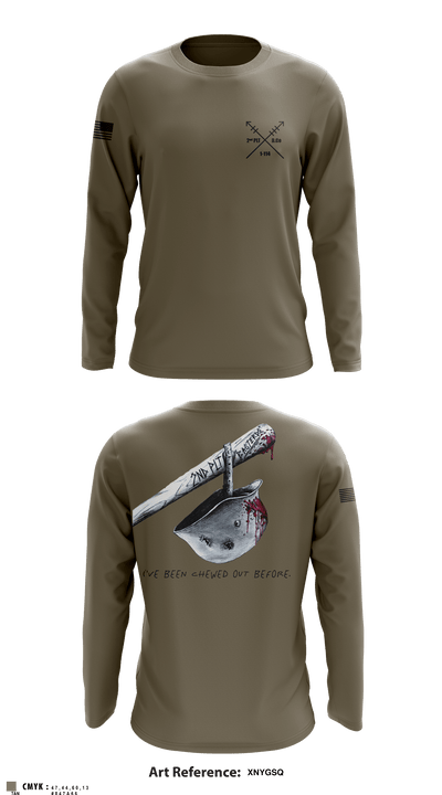 2nd PLT Baseterds 6936669 Long Sleeve Performance Shirt - 3