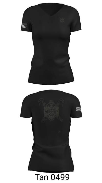 991ST Transportation Co 10551694 Women's Short Sleeve V-neck Shirt - 23