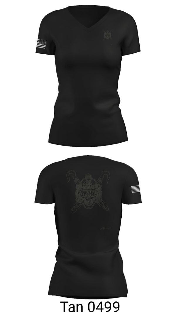Women's Short Sleeve Vneck Shirt, , Army, Teamtime, Team time, sublimation, custom sports apparel, team uniforms, spirit wear, spiritwear, sports uniforms, custom shirts, team store, custom team store, fundraiser sports, apparel fundraiser