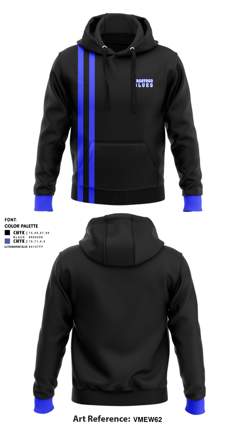 Hoodie, Fagatogo Blues, Men's Soccer, Teamtime, Team time, sublimation, custom sports apparel, team uniforms, spirit wear, spiritwear, sports uniforms, custom shirts, team store, custom team store, fundraiser sports, apparel fundraiser