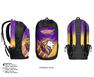 Gear Bag, Woodcrest Christian School  Soccer, Men's Soccer, Teamtime, Team time, sublimation, custom sports apparel, team uniforms, spirit wear, spiritwear, sports uniforms, custom shirts, team store, custom team store, fundraiser sports, apparel fundraiser