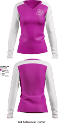 Champs Charter High School Of The Arts-Multimedia And Performing 81178762 Women's Long Sleeve V-neck Shirt - 1