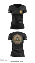 Weapons Training Battalion 3430348 Women's Short Sleeve V-neck Shirt - 5