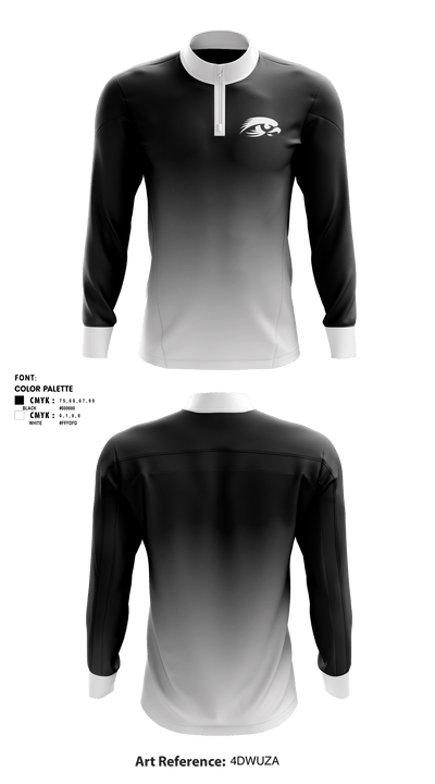North Buncombe High School Volleyball 85790376 Quarter Zip Jacket - 1