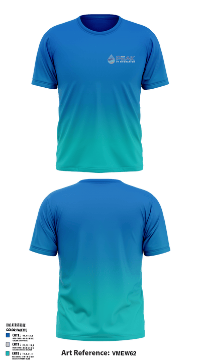 Peak IV Hydration 26278265 Short Sleeve Performance Shirt - 1