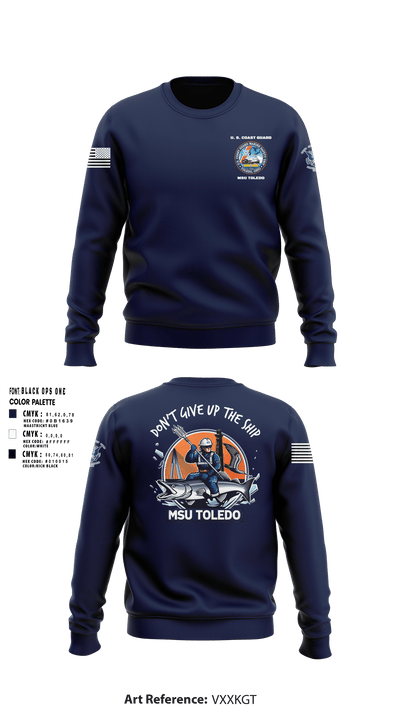 MSU Toledo 42341153 Crew Neck Sweatshirt - 10