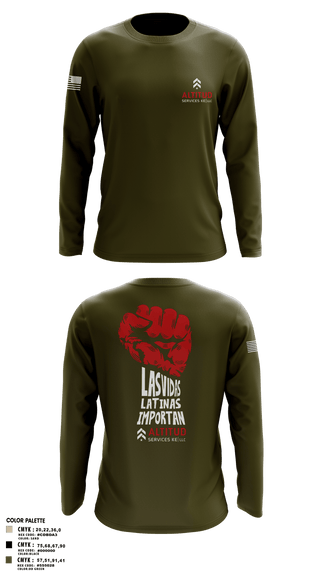 Long Sleeve Performance Shirt, Altitud Services, Army, Teamtime, Team time, sublimation, custom sports apparel, team uniforms, spirit wear, spiritwear, sports uniforms, custom shirts, team store, custom team store, fundraiser sports, apparel fundraiser