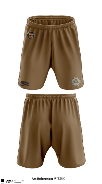 Weapons Training Battalion 3430348 Athletic Shorts With Pockets - 2