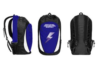 Gear Bag, North Central Junior High School Basketball, Men's Basketball, Teamtime, Team time, sublimation, custom sports apparel, team uniforms, spirit wear, spiritwear, sports uniforms, custom shirts, team store, custom team store, fundraiser sports, apparel fundraiser