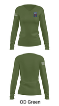 593D ESC HHC 9880984 Women's Long Sleeve V-neck Shirt - 39