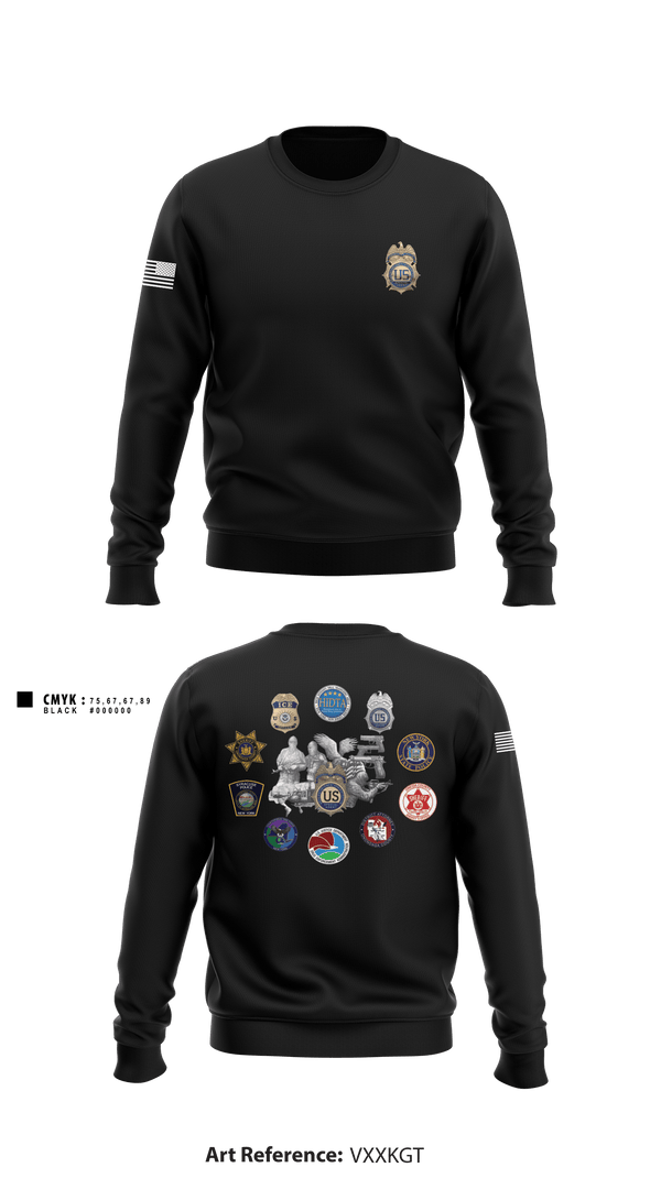 Crew Neck Sweatshirt, Carnage Co 2-108IN, National Guard, Teamtime, Team time, sublimation, custom sports apparel, team uniforms, spirit wear, spiritwear, sports uniforms, custom shirts, team store, custom team store, fundraiser sports, apparel fundraiser