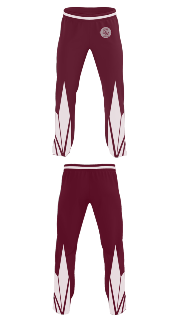 Sweatpants, Leonia High School Basketball, Men's Basketball, Teamtime, Team time, sublimation, custom sports apparel, team uniforms, spirit wear, spiritwear, sports uniforms, custom shirts, team store, custom team store, fundraiser sports, apparel fundraiser