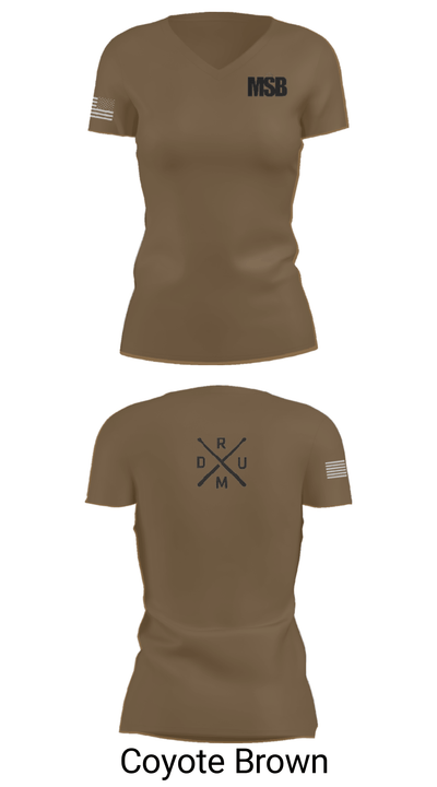 MSB DrumLine 23-24 50749009 Women's Short Sleeve V-neck Shirt - 20