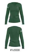 Rancho Rams 15714118 Women's Long Sleeve V-neck Shirt - 20