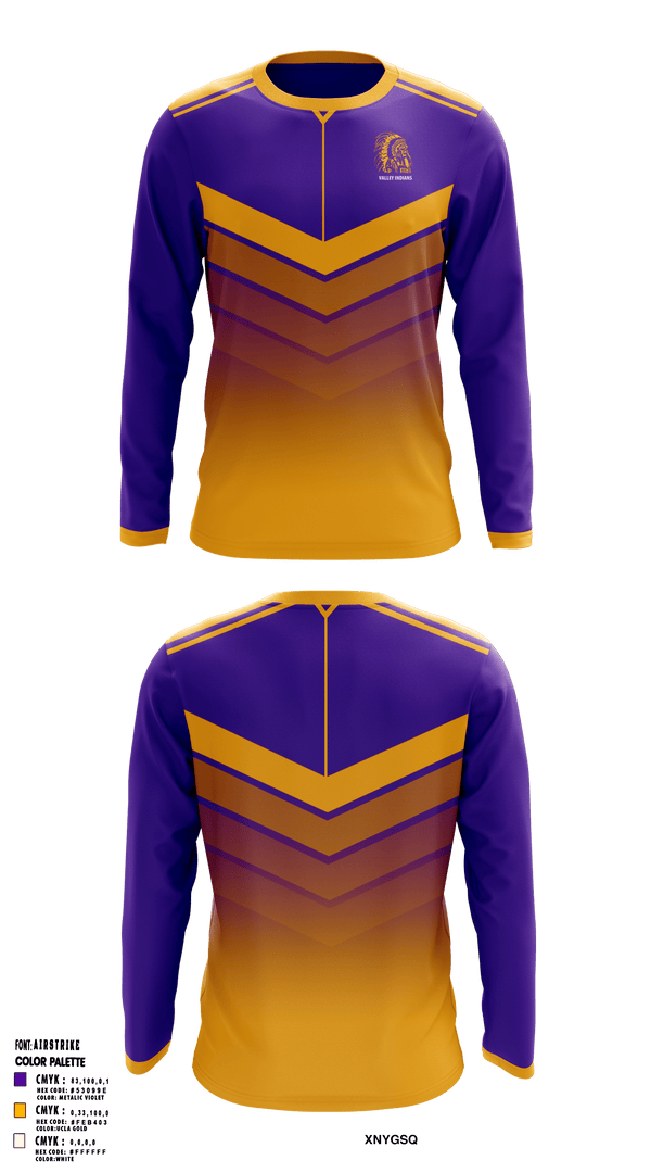 Long Sleeve Performance Shirt, Valley Indians, Men's Basketball, Teamtime, Team time, sublimation, custom sports apparel, team uniforms, spirit wear, spiritwear, sports uniforms, custom shirts, team store, custom team store, fundraiser sports, apparel fundraiser
