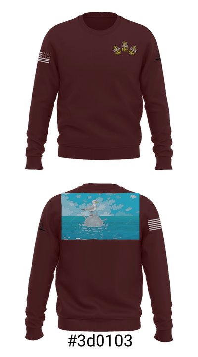 EOD GROUP TWO CHIEF’S MESS 26436916 Crew Neck Sweatshirt - 7