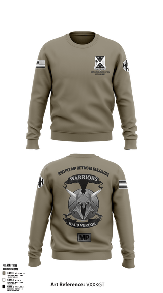 Crew Neck Sweatshirt, , Army, Teamtime, Team time, sublimation, custom sports apparel, team uniforms, spirit wear, spiritwear, sports uniforms, custom shirts, team store, custom team store, fundraiser sports, apparel fundraiser