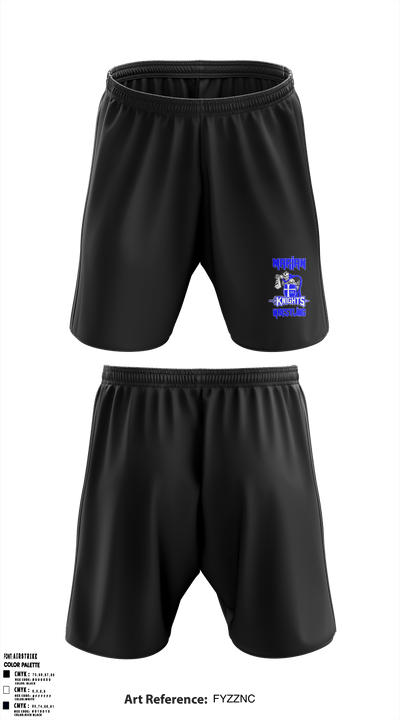 Marian High School Wrestling 1916456 Athletic Shorts With Pockets - 44