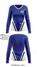 MRH High School 73806881 Women's Long Sleeve V-neck Shirt - 1