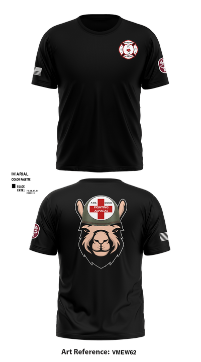 Alpha Company, WBAMC 94187438 Short Sleeve Performance Shirt - 10