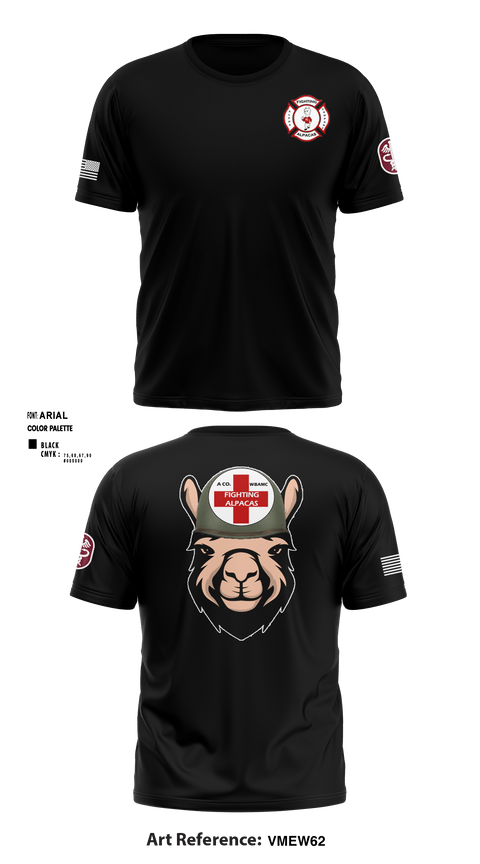 Short Sleeve Performance Shirt, WBAMCAlpha Company, WBAMC, Softball, Teamtime, Team time, sublimation, custom sports apparel, team uniforms, spirit wear, spiritwear, sports uniforms, custom shirts, team store, custom team store, fundraiser sports, apparel fundraiser