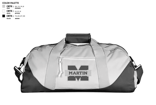 Duffle Bag, Martin County High School Women's Basketball, Women's Basketball, Teamtime, Team time, sublimation, custom sports apparel, team uniforms, spirit wear, spiritwear, sports uniforms, custom shirts, team store, custom team store, fundraiser sports, apparel fundraiser