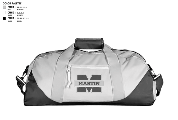 Duffle Bag, Martin County High School Women's Basketball, Women's Basketball, Teamtime, Team time, sublimation, custom sports apparel, team uniforms, spirit wear, spiritwear, sports uniforms, custom shirts, team store, custom team store, fundraiser sports, apparel fundraiser
