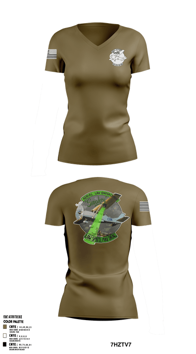 Washington State Patrol Aviation 88282662 Women's Short Sleeve V-neck Shirt - 52