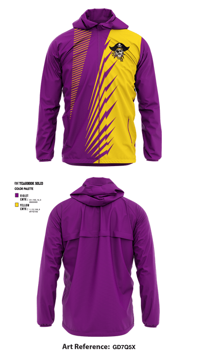 Marshfield High School Baseball 25587888 Windbreaker - 1