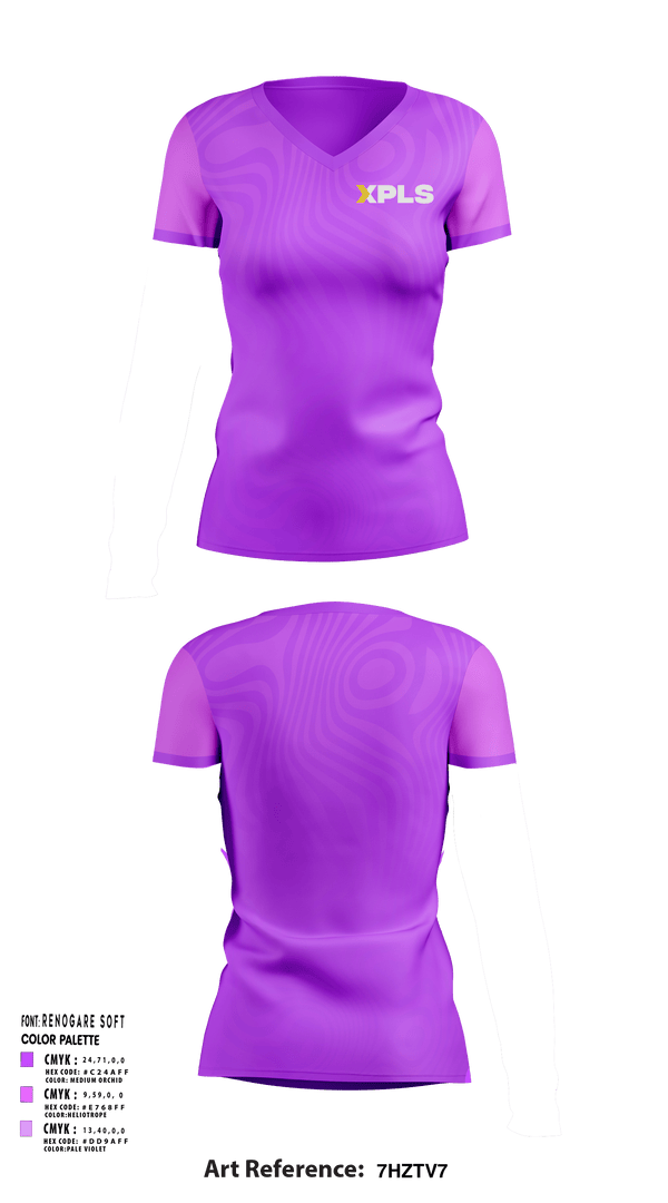 Women's Short Sleeve Vneck Shirt, XPLS Logistics, , Teamtime, Team time, sublimation, custom sports apparel, team uniforms, spirit wear, spiritwear, sports uniforms, custom shirts, team store, custom team store, fundraiser sports, apparel fundraiser