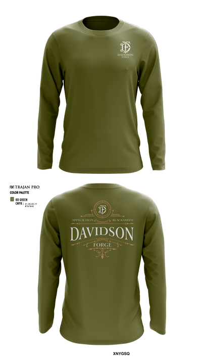 Davidson Forge 39779422 Long Sleeve Performance Shirt - 2