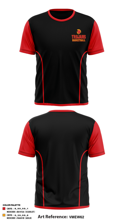 North College Hill High School Basketball 40310124 Short Sleeve Performance Shirt - 5