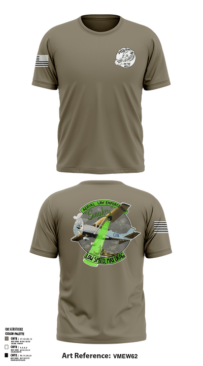 Washington State Patrol Aviation 88282662 Short Sleeve Performance Shirt - 50