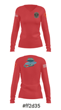 C CO 3-25 Dustoff 93146032 Women's Long Sleeve V-neck Shirt - 37