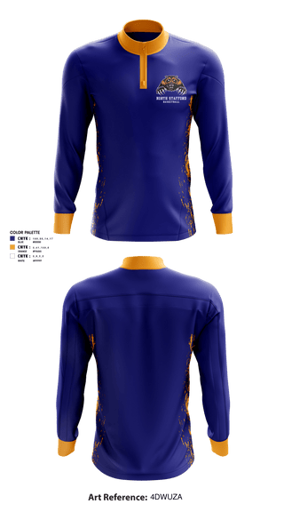 Quarter Zip Jacket, North Stafford High School Basketball, Women's Basketball, Teamtime, Team time, sublimation, custom sports apparel, team uniforms, spirit wear, spiritwear, sports uniforms, custom shirts, team store, custom team store, fundraiser sports, apparel fundraiser