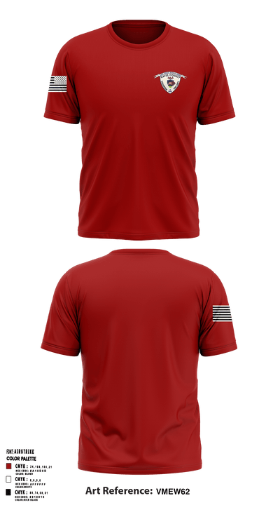 Hayes County Fire Department 32426787 Short Sleeve Performance Shirt - 1