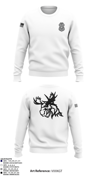 Crew Neck Sweatshirt, , Police, Teamtime, Team time, sublimation, custom sports apparel, team uniforms, spirit wear, spiritwear, sports uniforms, custom shirts, team store, custom team store, fundraiser sports, apparel fundraiser