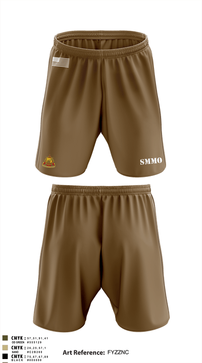 WVARNG Surface Maintenance Management Office 36945793 Athletic Shorts With Pockets - 2