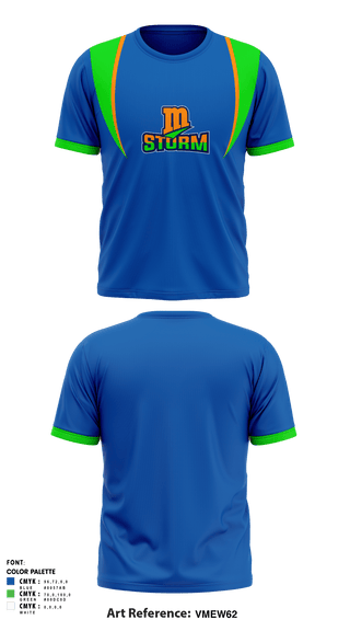 Short Sleeve Performance Shirt, Storm Track & Field, Track & Field, Teamtime, Team time, sublimation, custom sports apparel, team uniforms, spirit wear, spiritwear, sports uniforms, custom shirts, team store, custom team store, fundraiser sports, apparel fundraiser