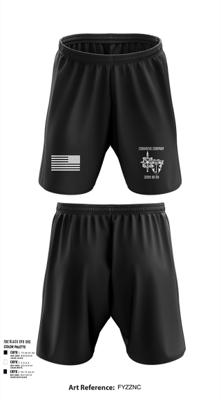 Athletic Shorts With Pockets, Comanche, 309th MI BN, , Teamtime, Team time, sublimation, custom sports apparel, team uniforms, spirit wear, spiritwear, sports uniforms, custom shirts, team store, custom team store, fundraiser sports, apparel fundraiser