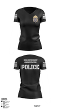 DEA Enforcement Group 46 13099367 Women's Short Sleeve V-neck Shirt - 53