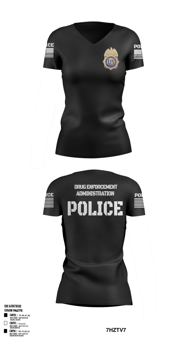 Women's Short Sleeve Vneck Shirt, , Police, Teamtime, Team time, sublimation, custom sports apparel, team uniforms, spirit wear, spiritwear, sports uniforms, custom shirts, team store, custom team store, fundraiser sports, apparel fundraiser