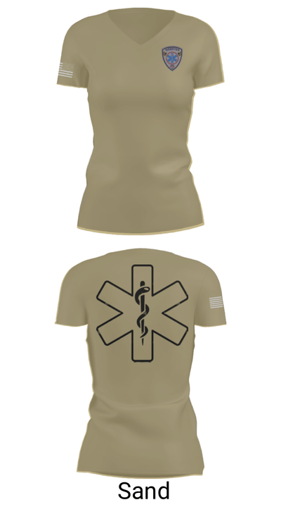 WEBSTER EMS 57838096 Women's Short Sleeve V-neck Shirt - 44