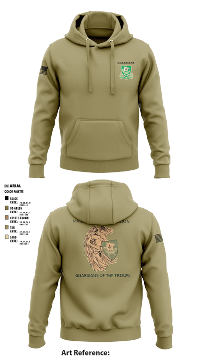 709th MP BN HHD 13627069 Hoodie - 4