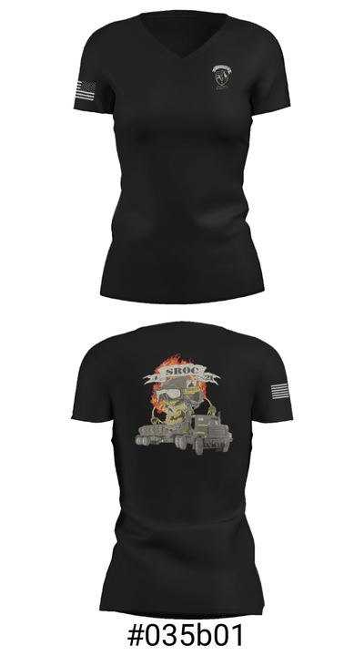 3DTB 21481921 Women's Short Sleeve V-neck Shirt - 18