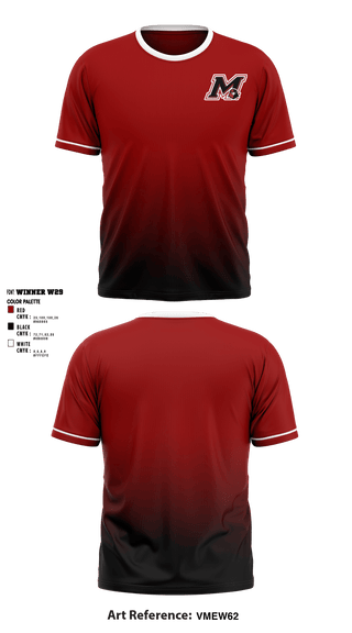 Short Sleeve Performance Shirt, Myrtle Attendance Center Junior High School, Men's Volleyball, Teamtime, Team time, sublimation, custom sports apparel, team uniforms, spirit wear, spiritwear, sports uniforms, custom shirts, team store, custom team store, fundraiser sports, apparel fundraiser