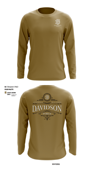 Long Sleeve Performance Shirt, Davidson Forge, , Teamtime, Team time, sublimation, custom sports apparel, team uniforms, spirit wear, spiritwear, sports uniforms, custom shirts, team store, custom team store, fundraiser sports, apparel fundraiser