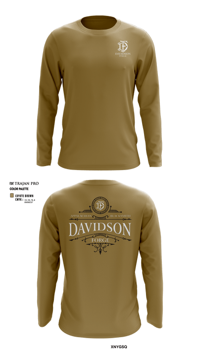 Davidson Forge 39779422 Long Sleeve Performance Shirt - 3