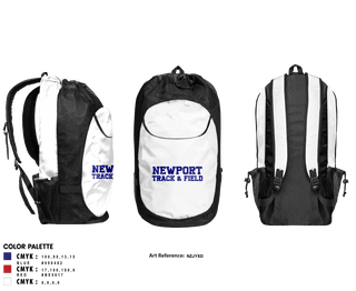 Gear Bag, Newport High School Track & Field, Track & Field, Teamtime, Team time, sublimation, custom sports apparel, team uniforms, spirit wear, spiritwear, sports uniforms, custom shirts, team store, custom team store, fundraiser sports, apparel fundraiser